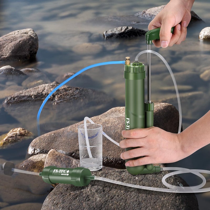 FS-TFC Portable Reverse Osmosis Water Filtration System 0.0001 Micron Super-high Precision Water Purification Survival Gear for Hiking, Camping, Travel, and Emergency Preparedness - Image 4